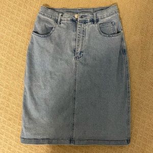 Vintage LAFEI•NIER Denim Skirt size 5